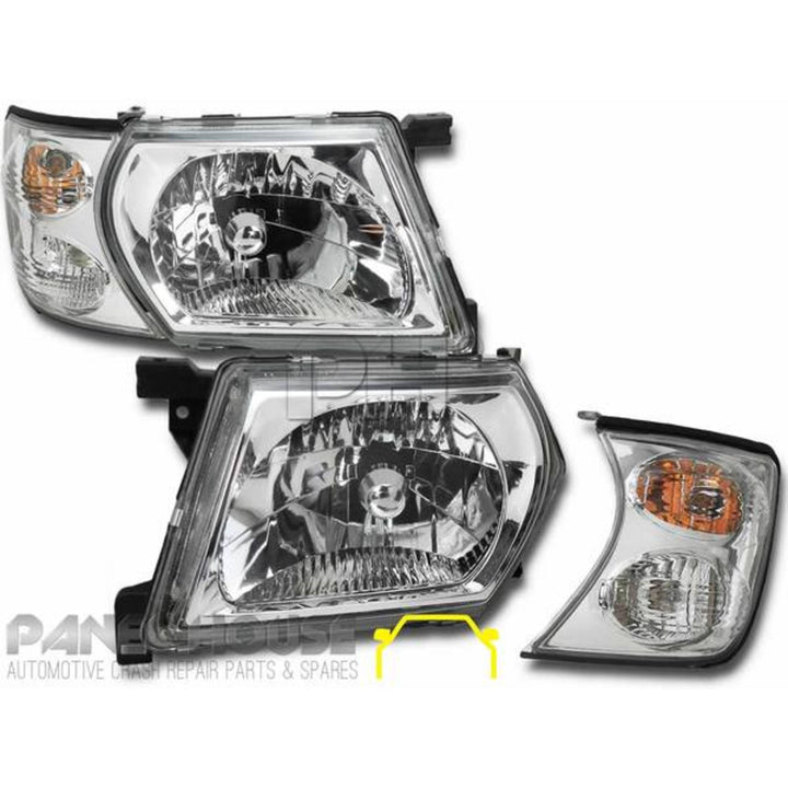 Headlights & Corner Lights SET fits Nissan Patrol GU Ute 1999 - 2007