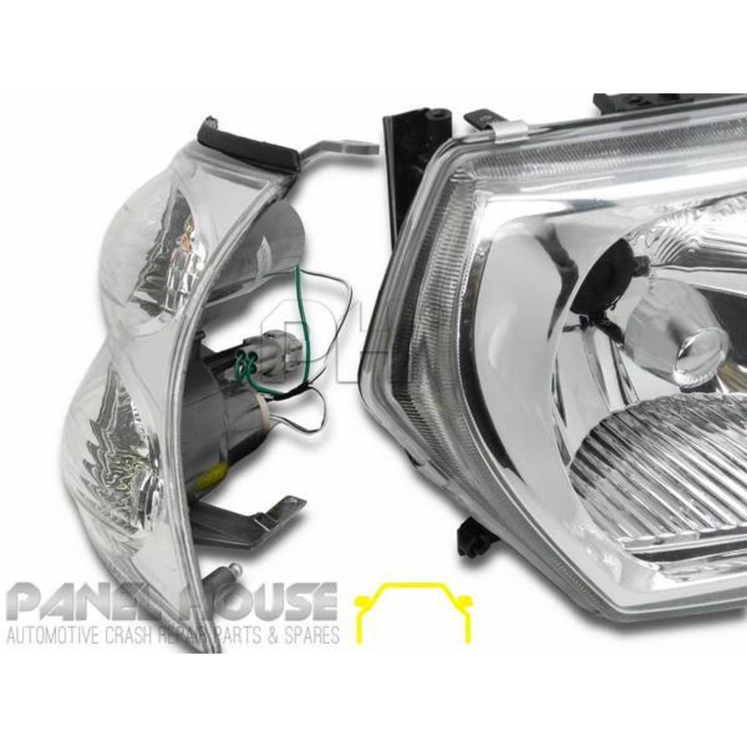 Headlights & Corner Lights SET fits Nissan Patrol GU Ute 1999 - 2007