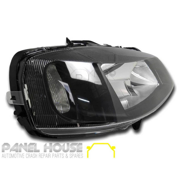 Headlights PAIR Black Style fits Holden TS Astra 98-04 Sedan Hatch PR