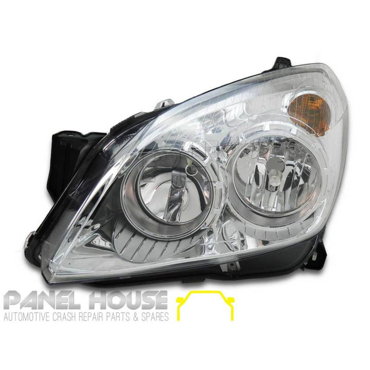 Headlights PAIR Chrome fits Holden AH Astra 2006 - 2009