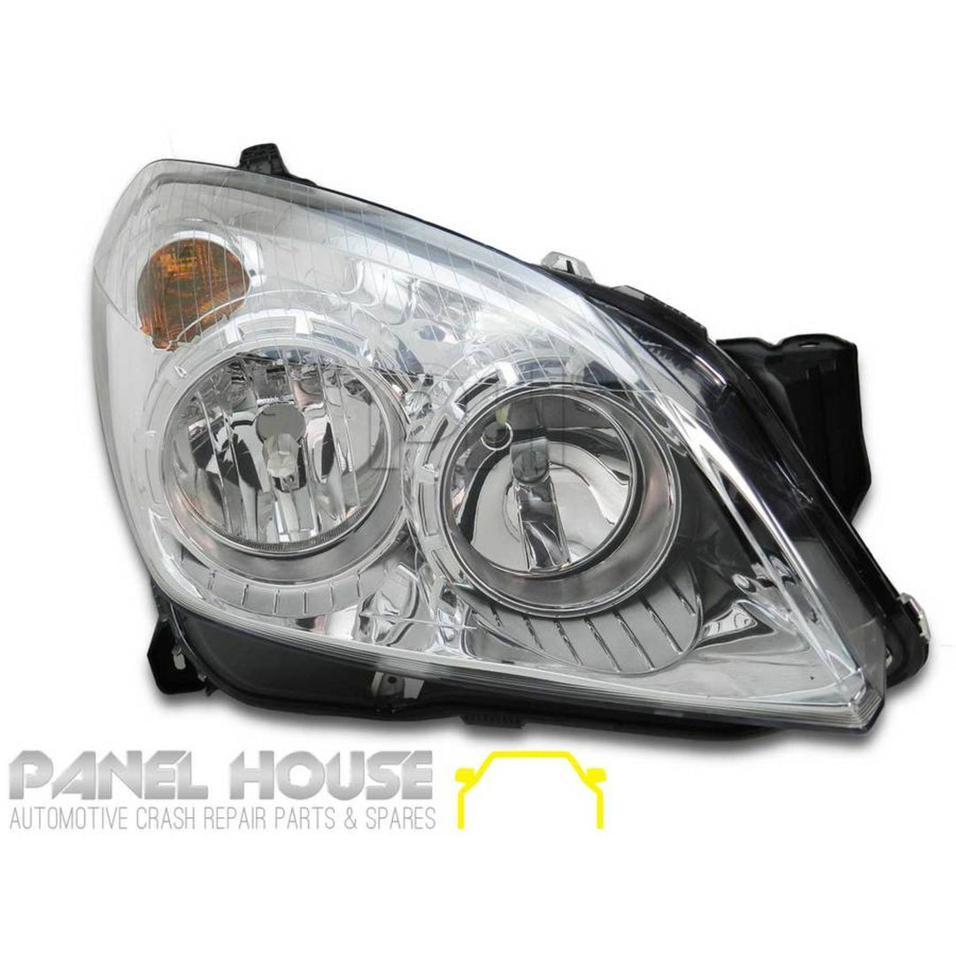 Headlights PAIR Chrome fits Holden AH Astra 2006 - 2009