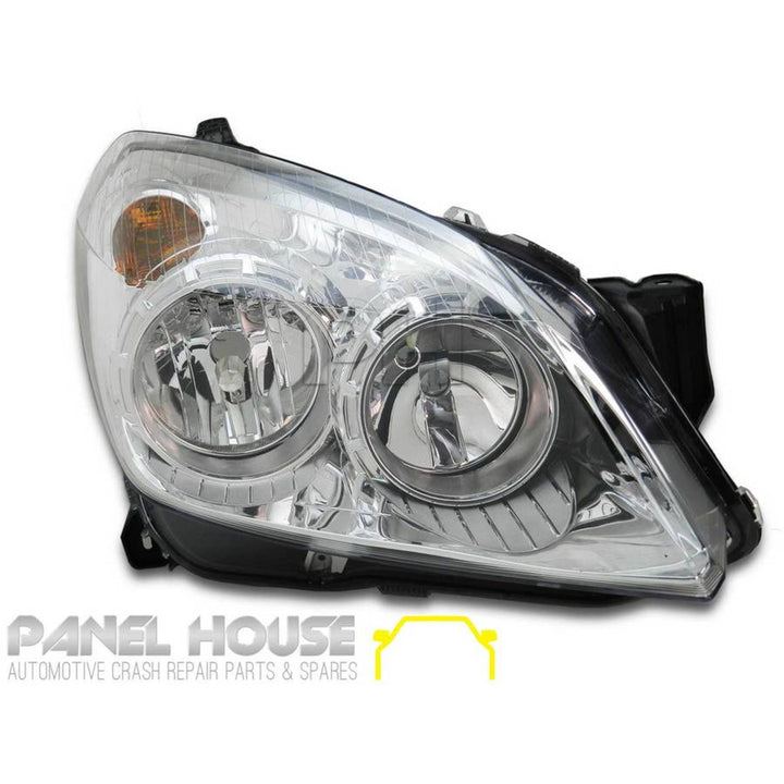 Headlights PAIR Chrome fits Holden AH Astra 2006 - 2009