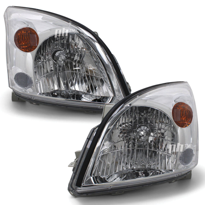 Headlight PAIR ADR Fits Toyota Landcruiser Prado 120 Series 2002 - 2009