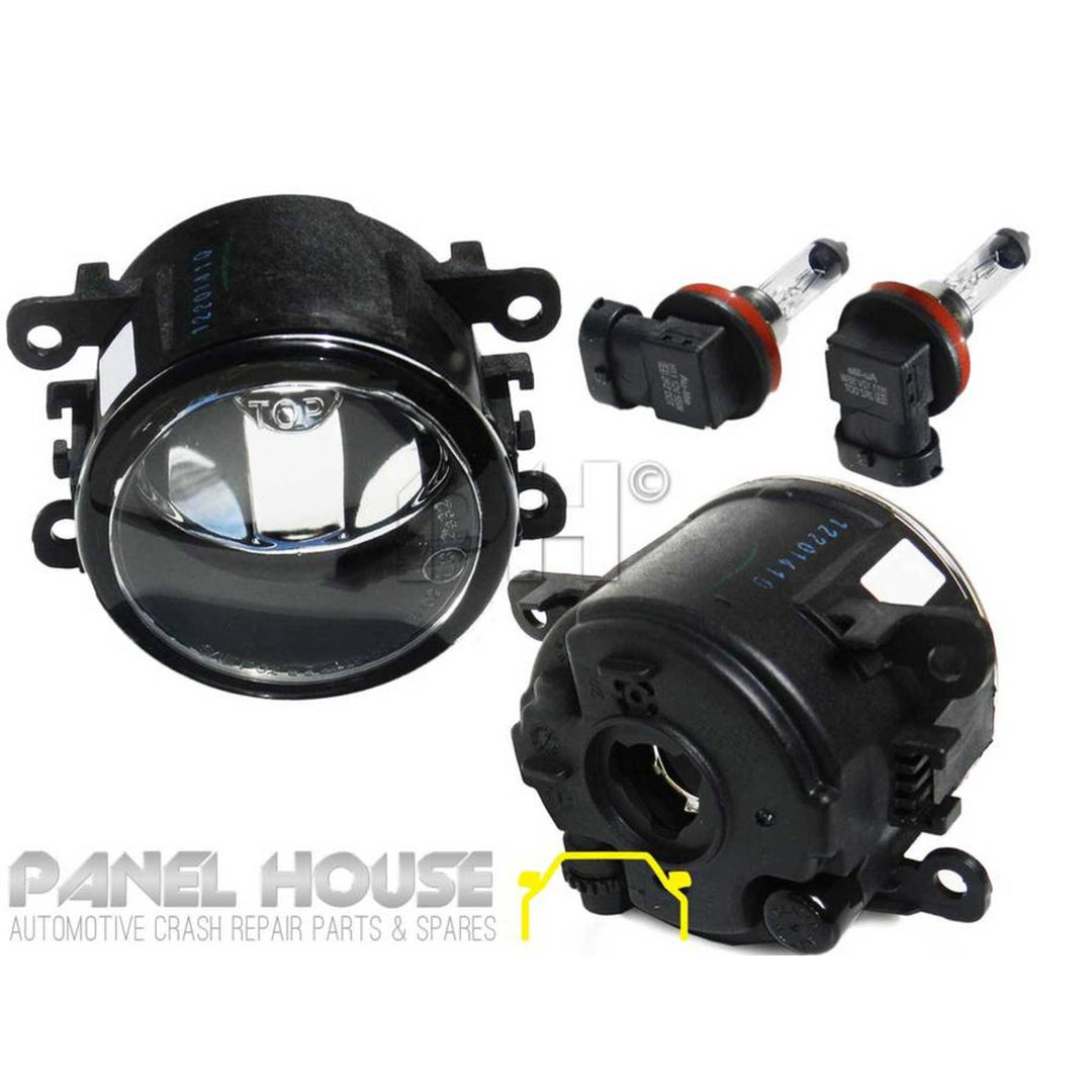 Fog Lights SET + Chrome Surrounds & Bulbs fits Ford Falcon FG 2008-2011 XR6 XR8