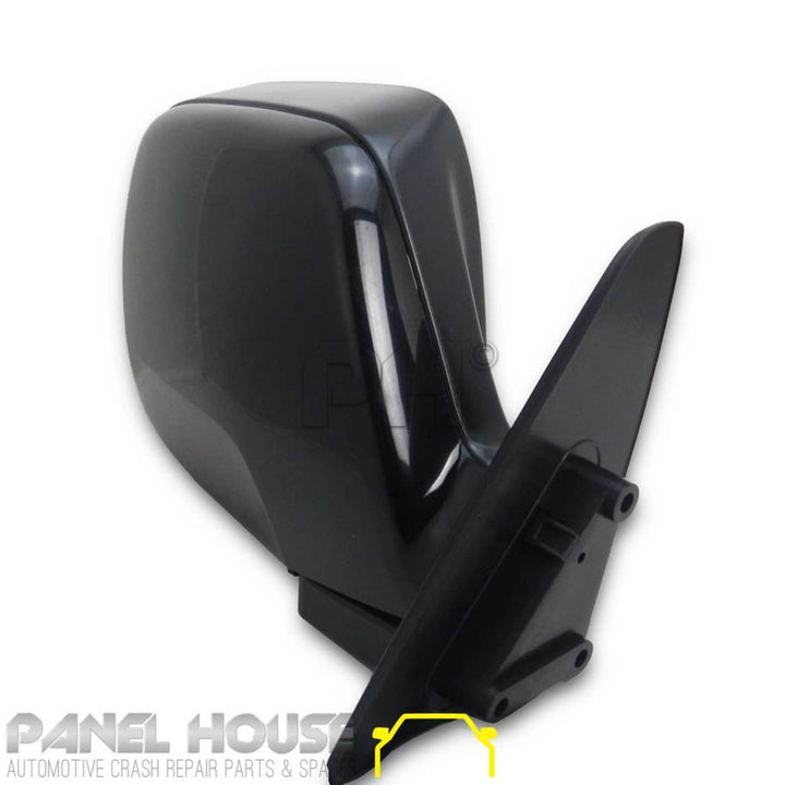Door Mirror PAIR Black Manual Fits Toyota Landcruiser 80 Series 90-97