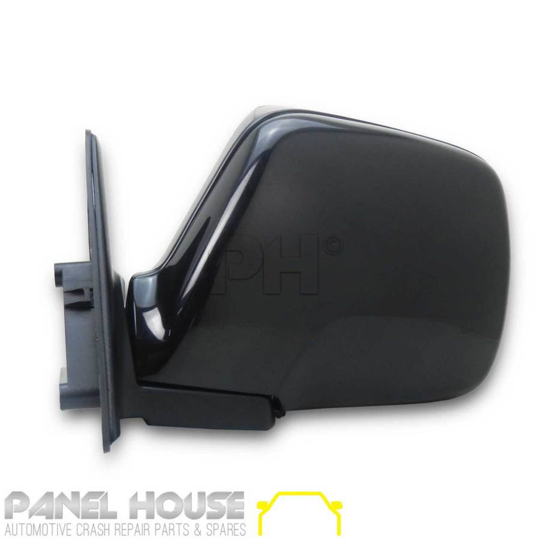 Door Mirror PAIR Black Manual Fits Toyota Landcruiser 80 Series 90-97