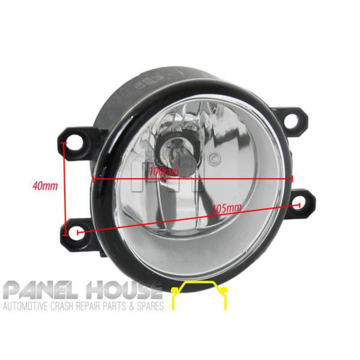 Fog Light LEFT Front Fits Toyota Corolla ZRE Sedan 2010 - 2013