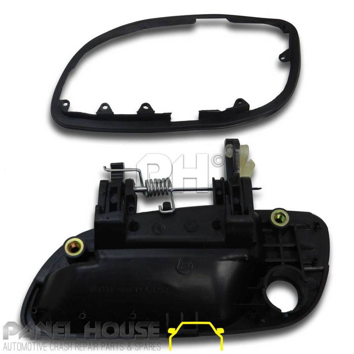 Outer Door Handles PAIR Front Fits Hyundai Elantra 2000 - 2006