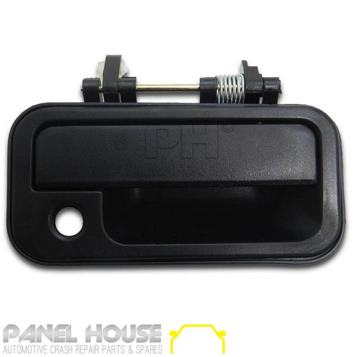 Outer Door Handle PAIR Black Front fits Holden Rodeo TF 1988 - 2002