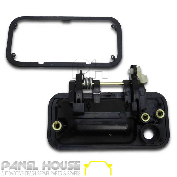 Outer Door Handle PAIR Black Front fits Holden Rodeo TF 1988 - 2002