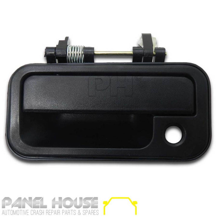 Outer Door Handle PAIR Black Front fits Holden Rodeo TF 1988 - 2002