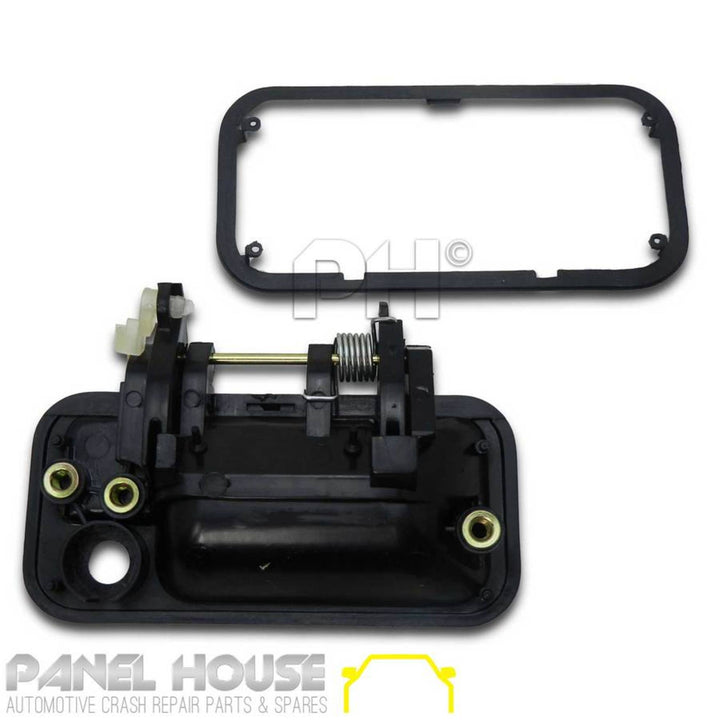 Outer Door Handle PAIR Black Front fits Holden Rodeo TF 1988 - 2002
