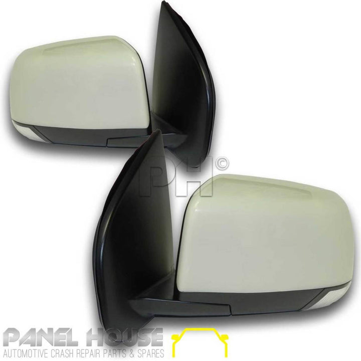 Door Mirrors PAIR Auto Fold With Indicator fits Holden Colorado RG 2012 - 2020