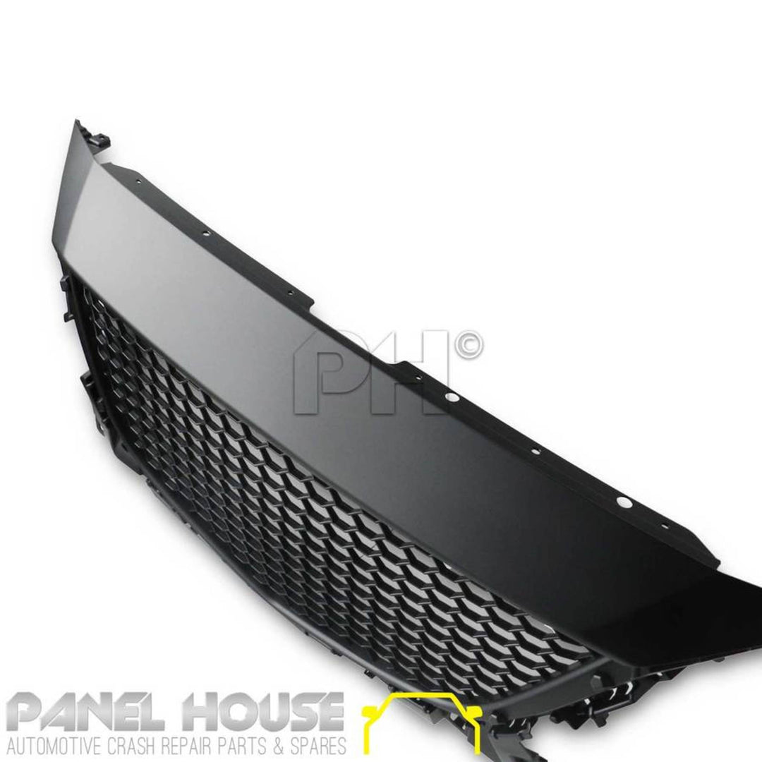 JDM Matt Black Grill RS Style Front Bumper Bar Grille for MAZDA 3 BM 2013-2016