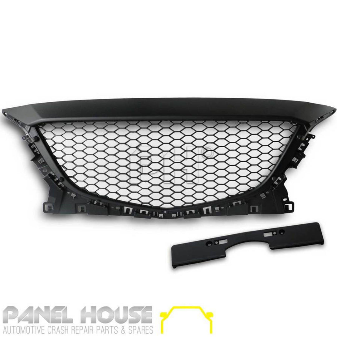 JDM Matt Black Grill RS Style Front Bumper Bar Grille for MAZDA 3 BM 2013-2016