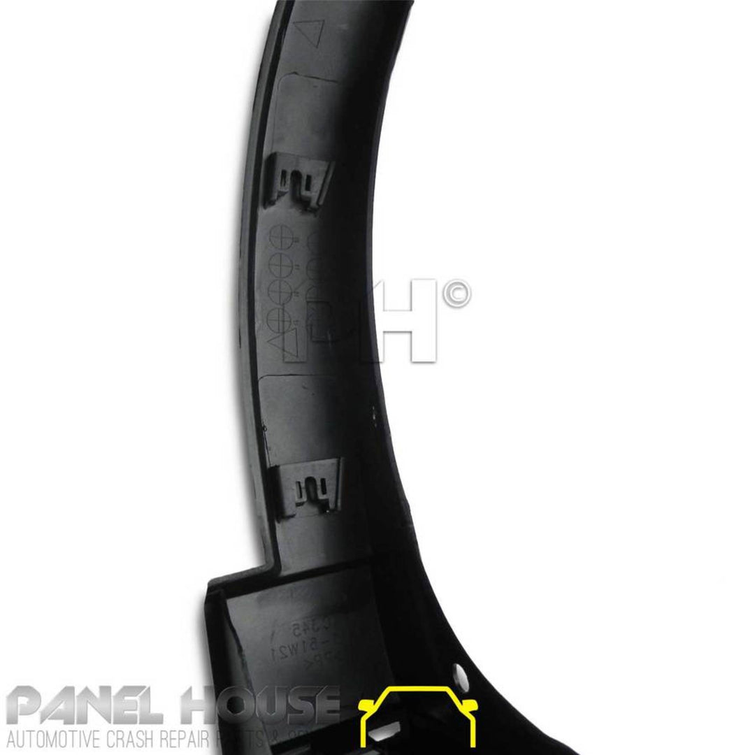 Front Left Guard Mould fits Mazda CX-5 '12-15 CX5 Textured Fender Flare Trim RHS