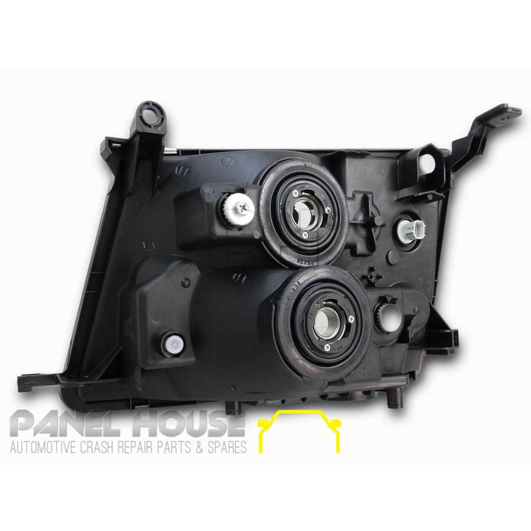 Headlight PAIR Glass ADR Fits Toyota Landcruiser 100 Series 1998 - 2005