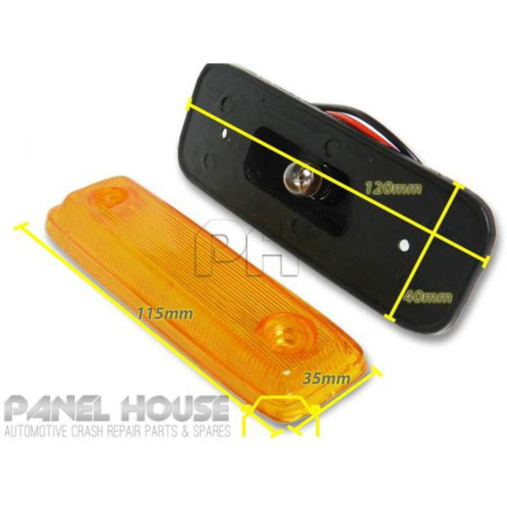 Guard Repeater Indicator PAIR Fits Toyota Hilux Ute 2WD 4WD 79-83
