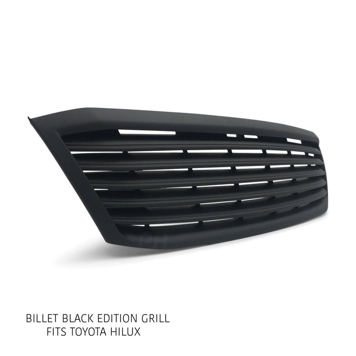 Grill Upgrade BLACK Billet Style fits Toyota Hilux Ute 2005 - 2008