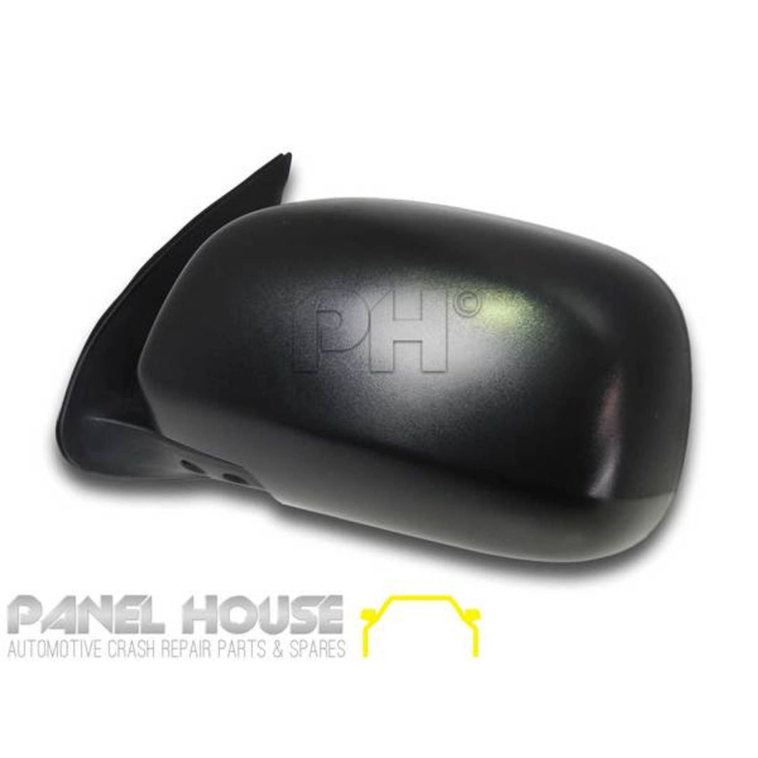 Door Mirror LEFT Black Manual Fits Toyota Hilux Ute 05-15 GGN KUN TGN