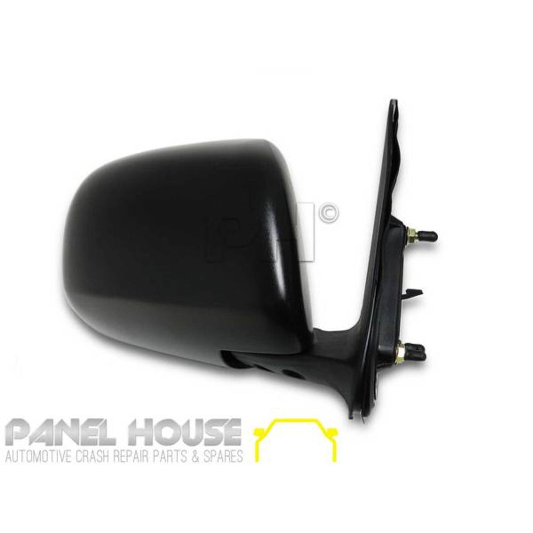 Door Mirror PAIR Black Manual Fits Toyota HILUX Ute GGN KUN TGN 05-11