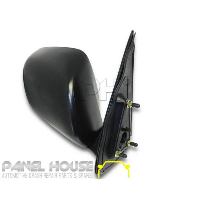 Door Mirror PAIR Black Manual Fits Toyota HILUX Ute GGN KUN TGN 05-11