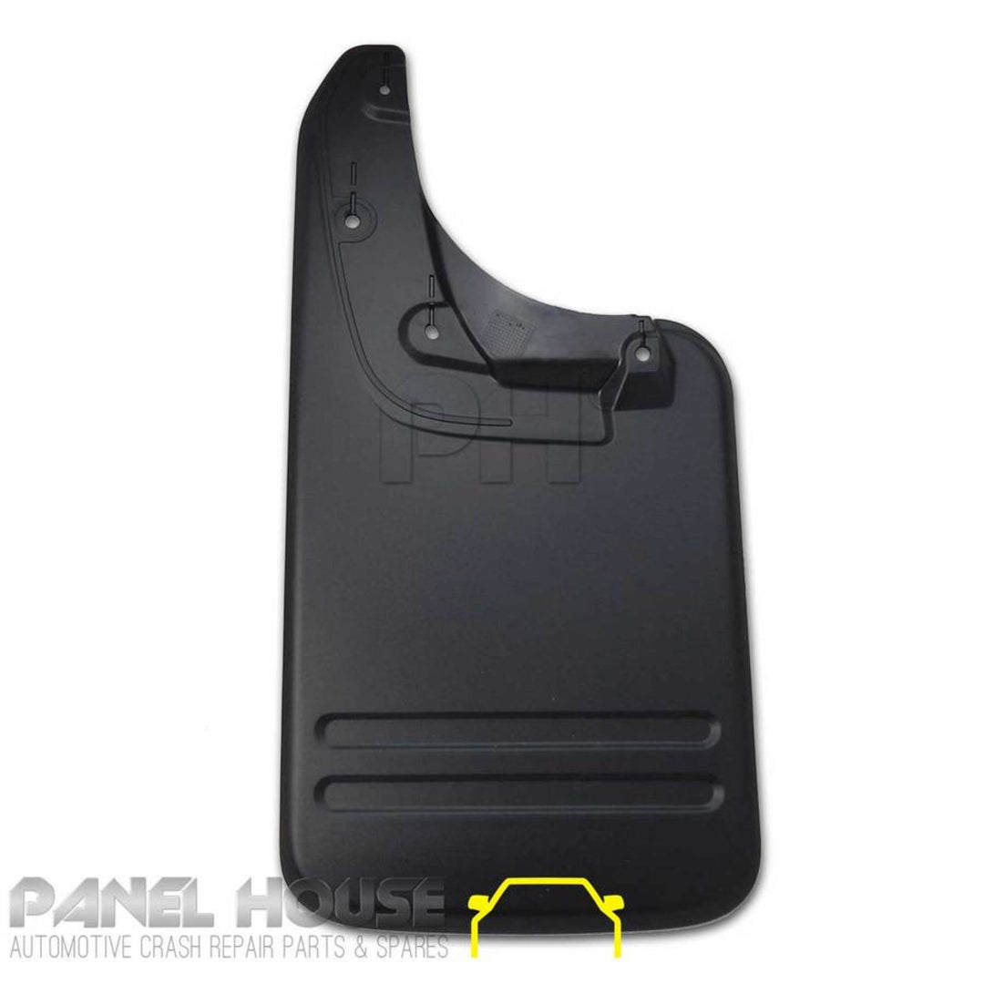 Mud Flaps & Screws PAIR Rear Plastic 58cm long fits Toyota Hilux Ute 05-14 4WD SR5