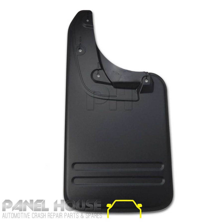 Mud Flaps & Screws PAIR Rear Plastic 58cm long fits Toyota Hilux Ute 05-14 4WD SR5