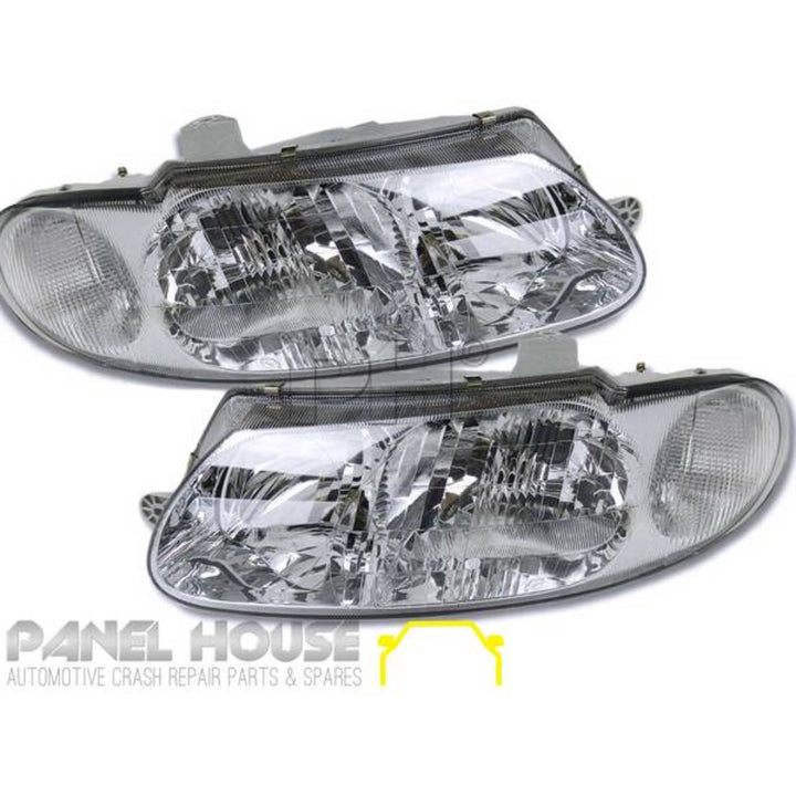Headlights PAIR fits Holden WH Statesman 1999 - 2003