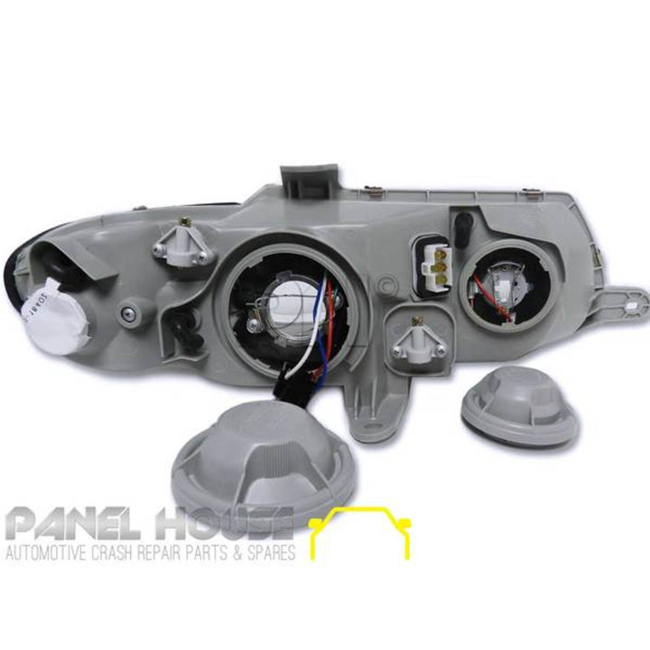 Headlights PAIR fits Holden WH Statesman 1999 - 2003