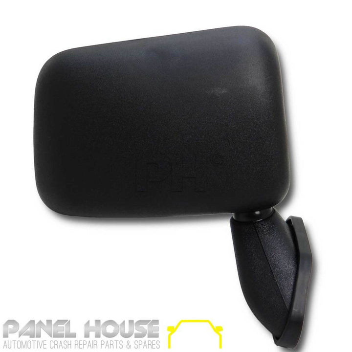 Door Mirror RIGHT Black Skin Mount With Cap Fits Toyota Hilux 01-05 2WD 4WD