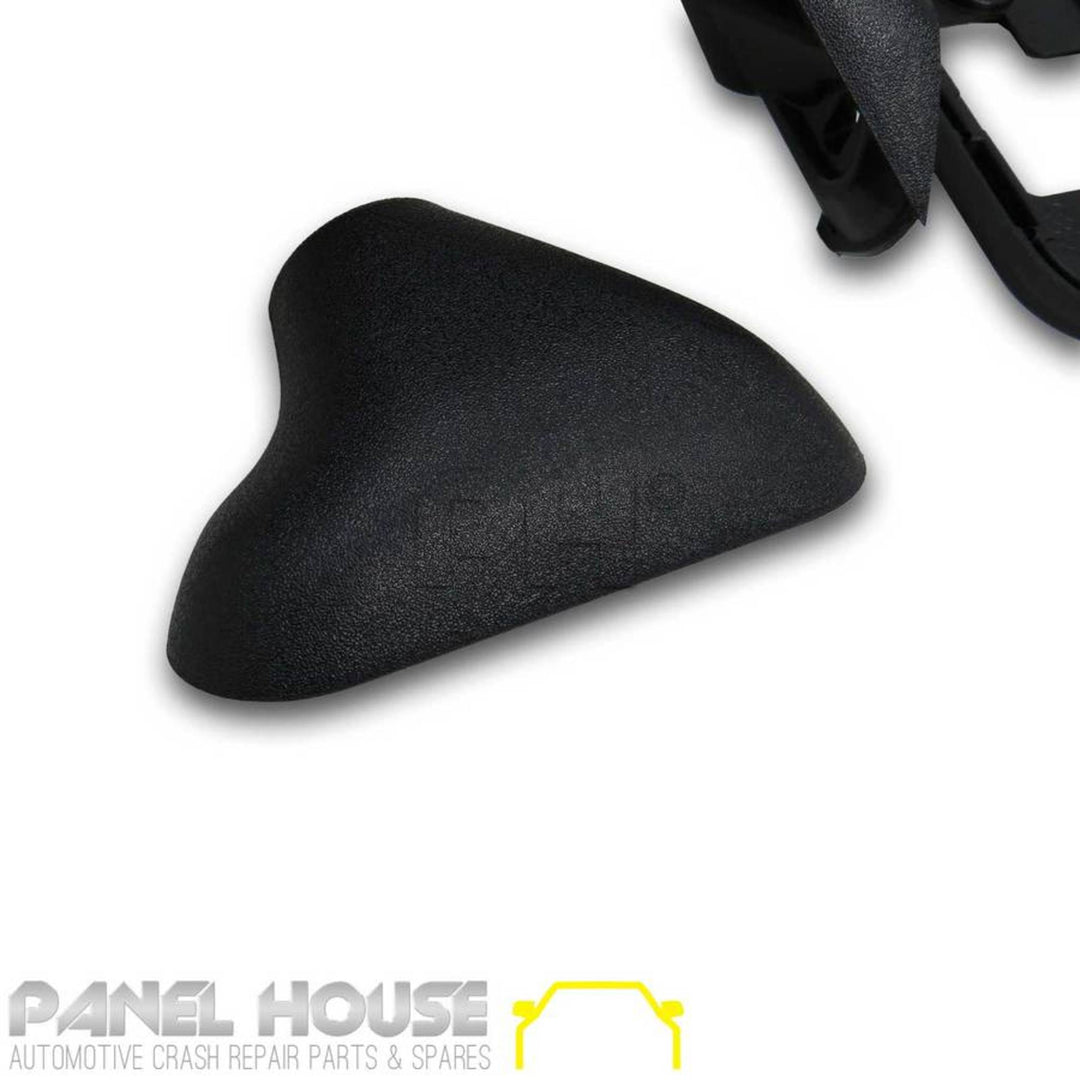 Door Mirror RIGHT Black Skin Mount With Cap Fits Toyota Hilux 01-05 2WD 4WD