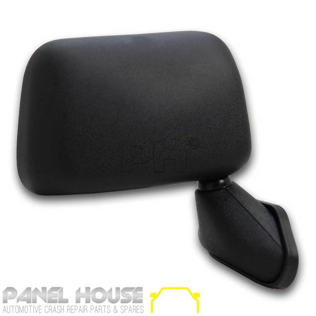 Door Mirror RIGHT Black Skin Mount With Cap Fits Toyota Hilux 01-05 2WD 4WD