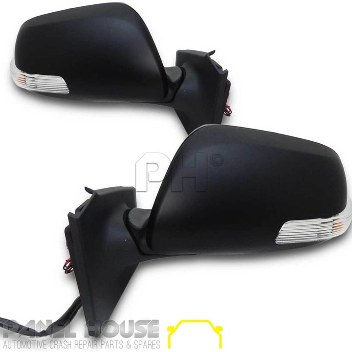 Door Mirrors PAIR With Indicator Fits Toyota Yaris 2005 - 2011