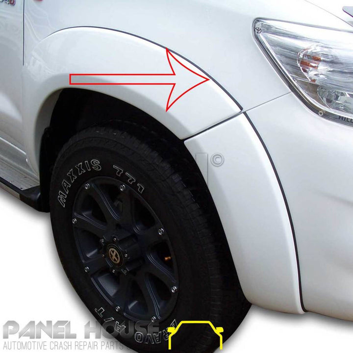 Flare Rubber Gasket Strip PAIR Front Rear 2 Metre x2 Fits Toyota Hilux 05-14 SR5