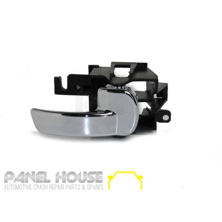 Interior Door Handles PAIR Chrome Front / Rear Fits Nissan Navara D40 & Pathfinder R51