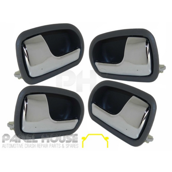 Door Handles SET Front & Rear Interior Inner fits Ford Laser KN KQ Sedan 98-02