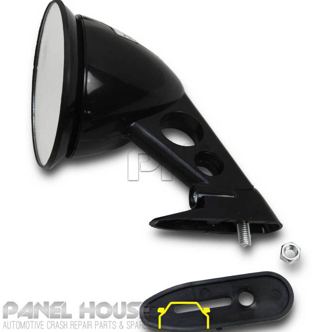 NEW Fender Mount JDM Style Mirrors PAIR LHS RHS Datsun Pick Up Ute 620 720 1200