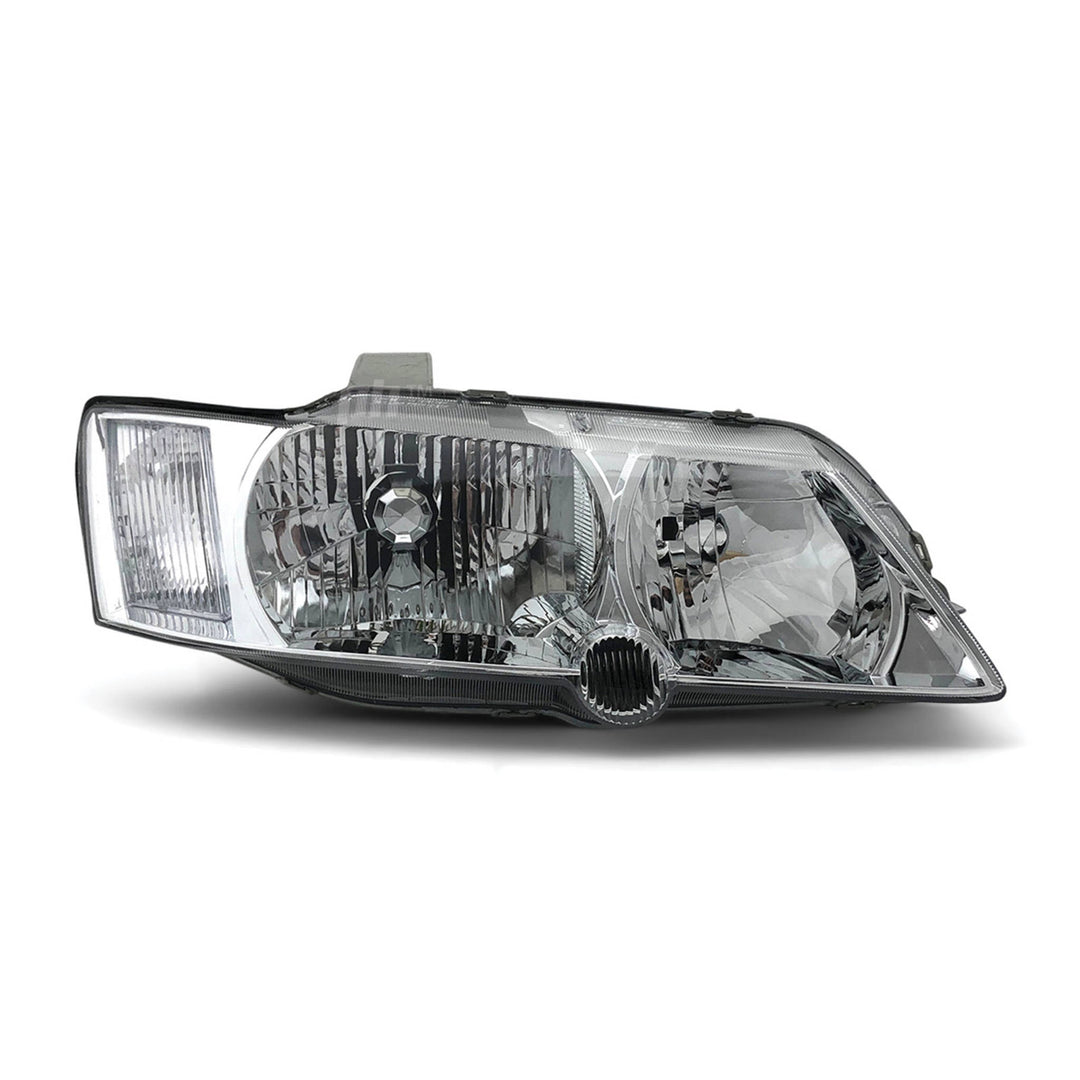 Headlights Chrome PAIR fits Holden Commodore VY 2002 - 2003 Executive Acclaim S