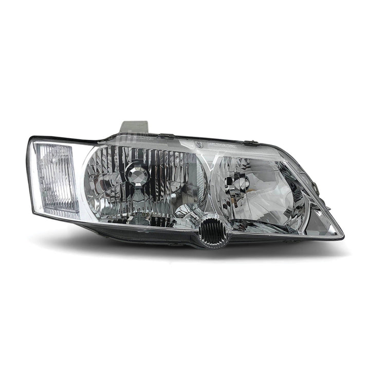 Headlights Chrome PAIR fits Holden Commodore VY 2002 - 2003 Executive Acclaim S
