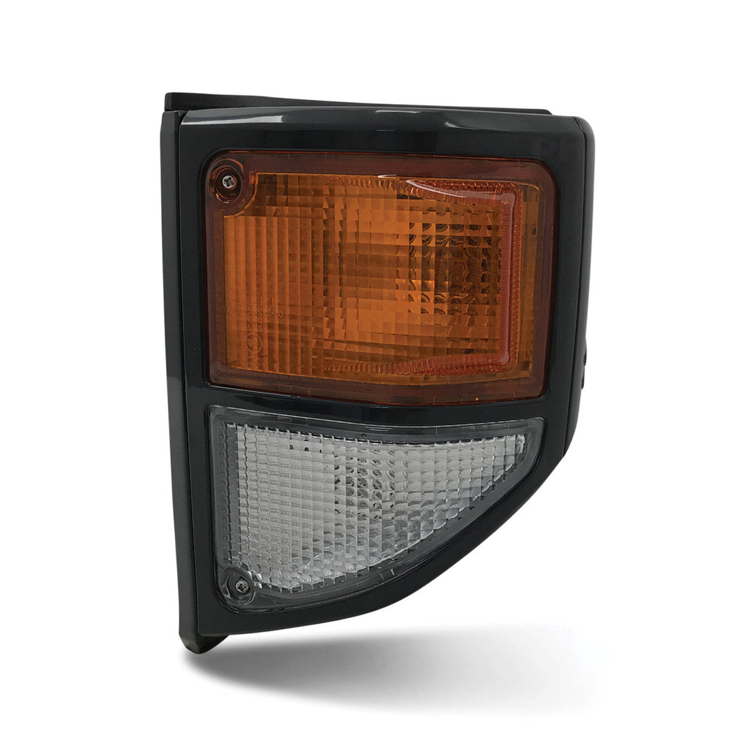Grill + Corner Lights SET Black Fits Toyota Landcruiser 78 79 Series 1999-2007