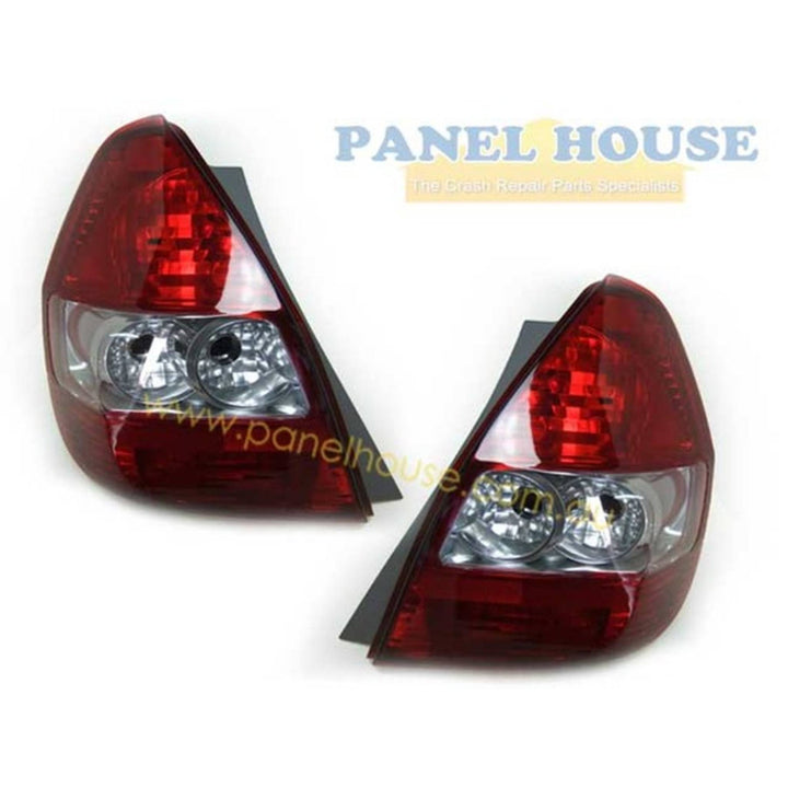 Tail Lights PAIR Fits Honda Jazz VTi VTiS 2002 - 2004