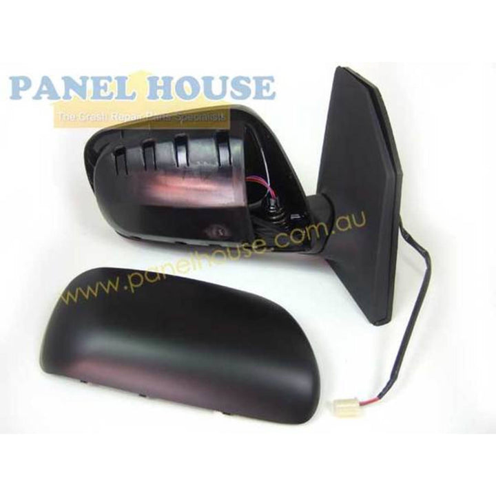 Door Mirrors PAIR Black Electric with Covers Fits Toyota Corolla ZZE 2004-2007
