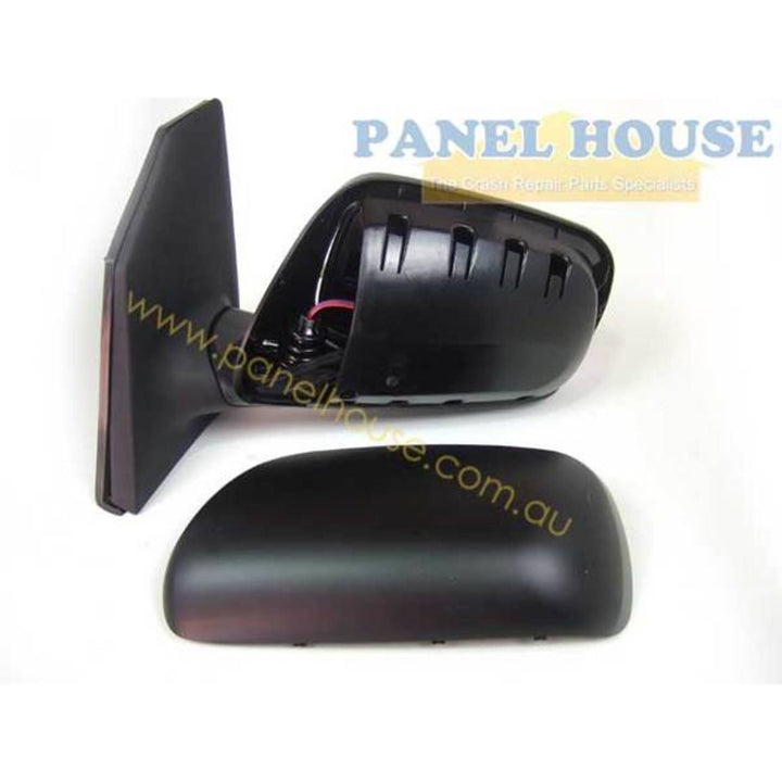 Door Mirrors PAIR Black Electric with Covers Fits Toyota Corolla ZZE 2004-2007