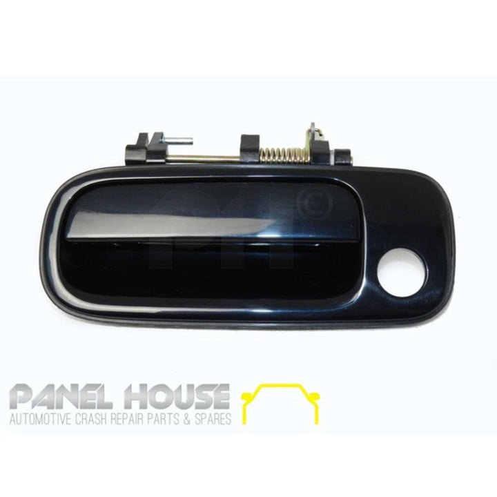 Outer Door Handles PAIR Front Black Fits Toyota Camry 10 Series 1993 - 1997