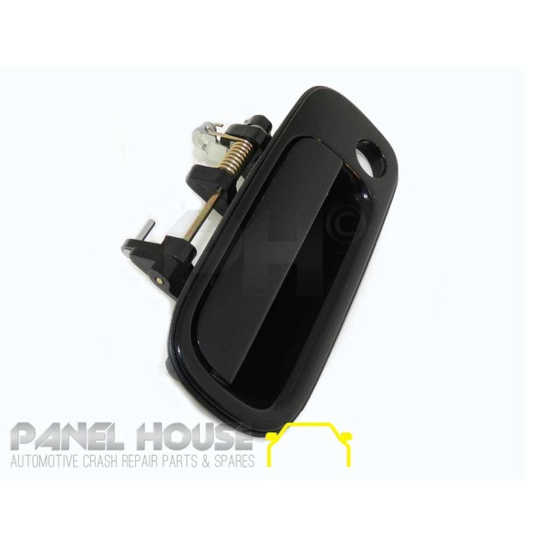 Outer Door Handles PAIR Front Black Fits Toyota Camry 10 Series 1993 - 1997