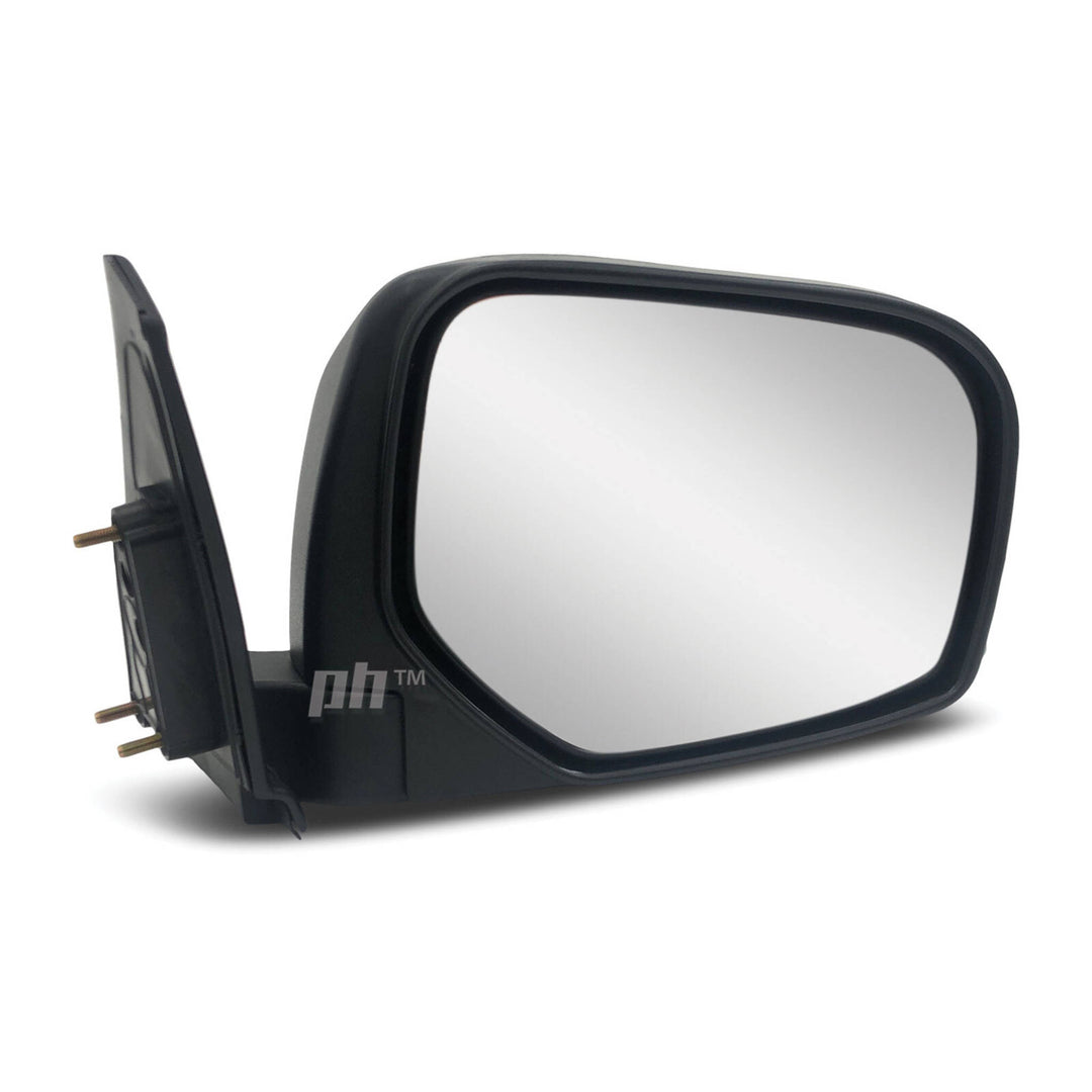 Door Mirrors PAIR Black Manual fits Mitsubishi Triton ML MN 2006 - 2015