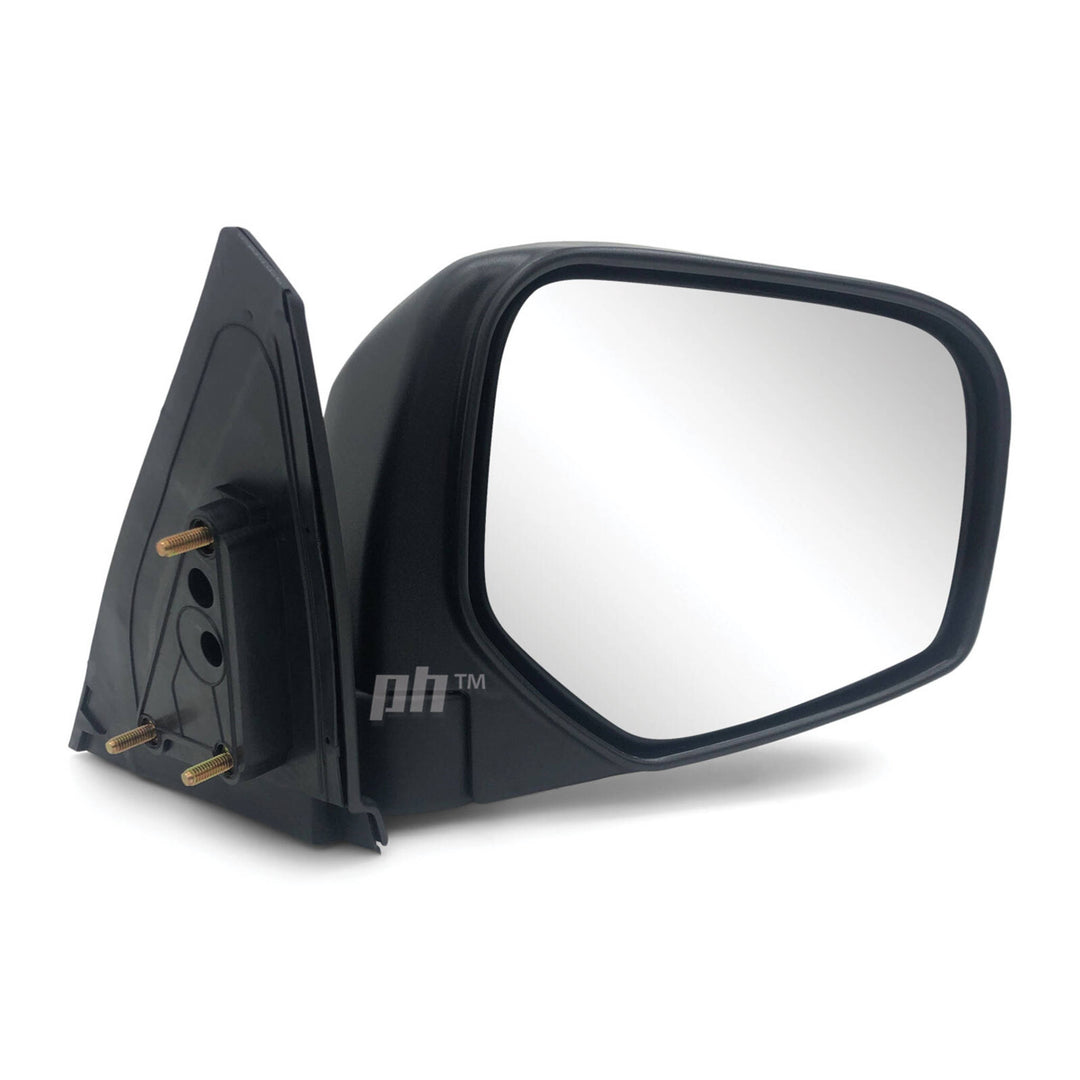 Door Mirrors PAIR Black Manual fits Mitsubishi Triton ML MN 2006 - 2015