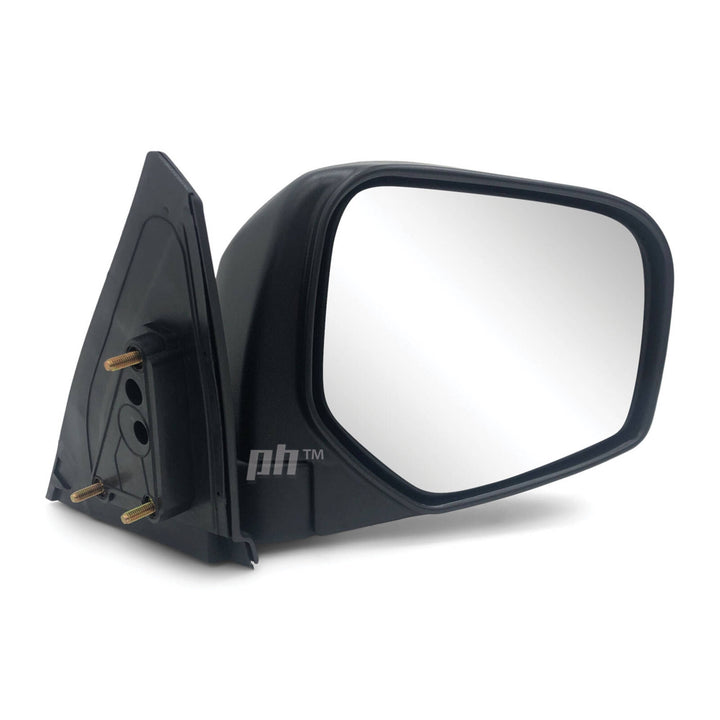 Door Mirrors PAIR Black Manual fits Mitsubishi Triton ML MN 2006 - 2015