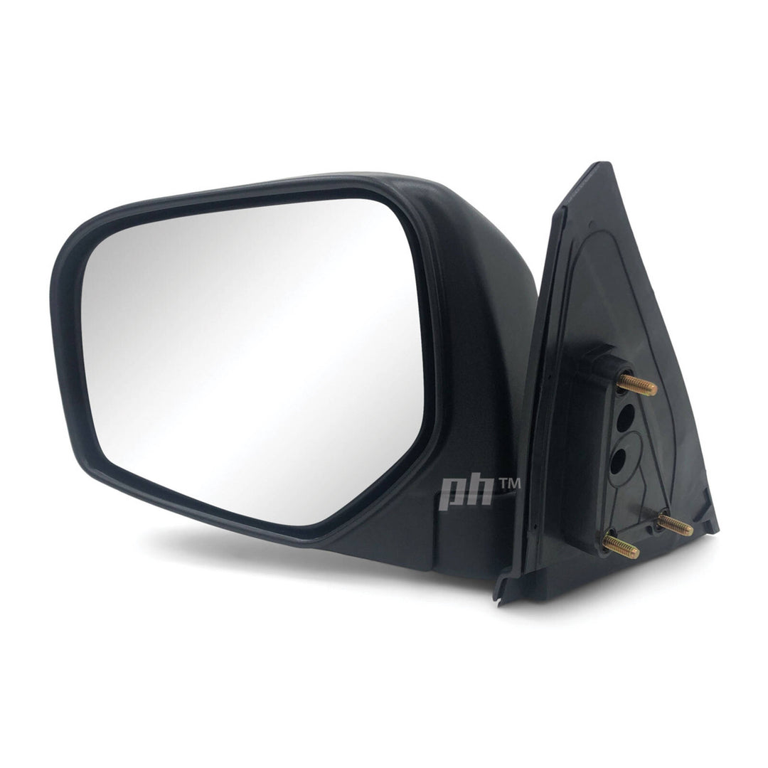 Door Mirrors PAIR Black Manual fits Mitsubishi Triton ML MN 2006 - 2015